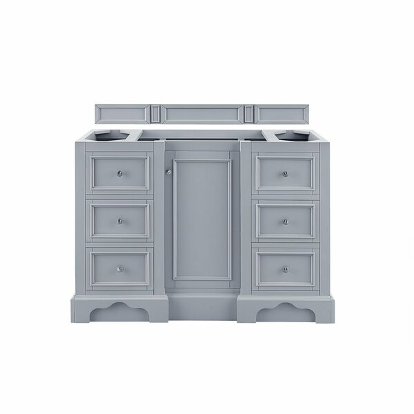 James Martin Vanities De Soto 48in Single Vanity Cabinet, Silver Gray 825-V48-SL